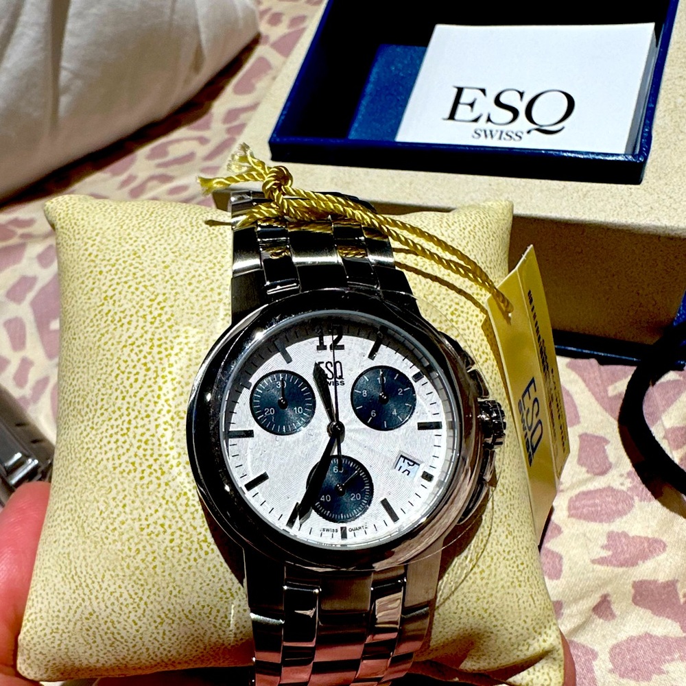 MENS ESQ SWISS QUARTS WATCH